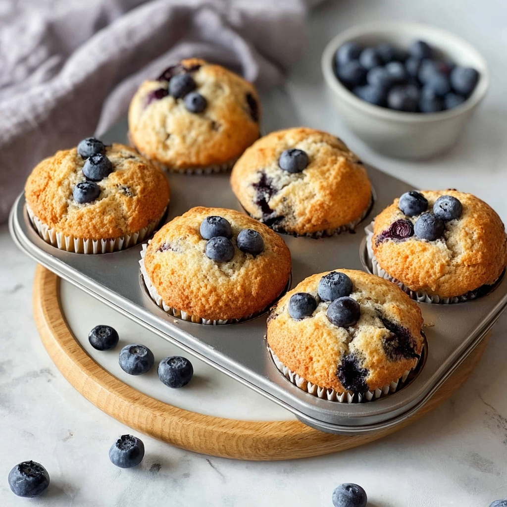 Cottage Cheese Blueberry Muffins Recipe - Recipe Image