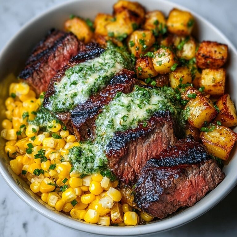 Steak Avocado Corn Bowl Recipe