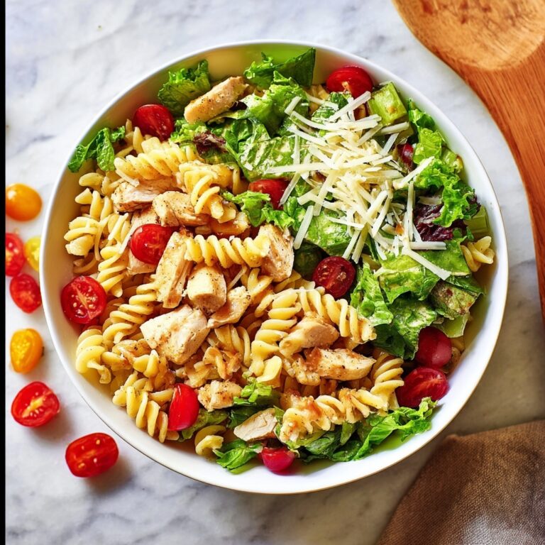 Chicken Caesar Pasta Salad Recipe