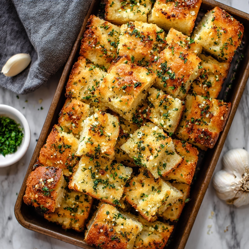 Pull Apart Garlic Bread Recipe - Recipe Image