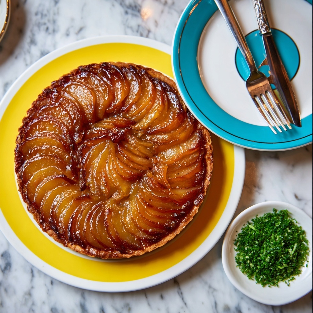 French Onion Tarte Tatin Recipe - Recipe Image