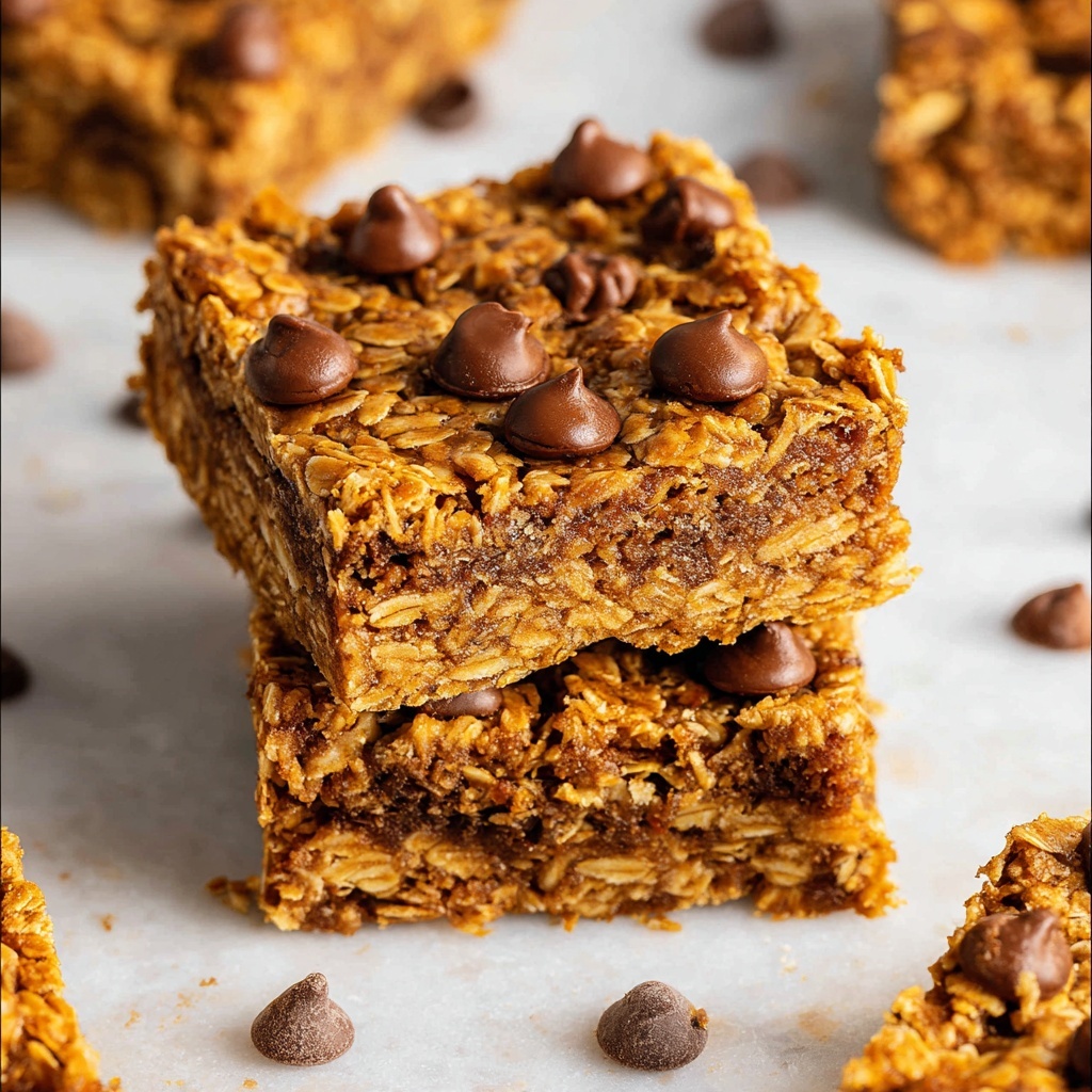 Pumpkin Oatmeal Bars Recipe - Recipe Image