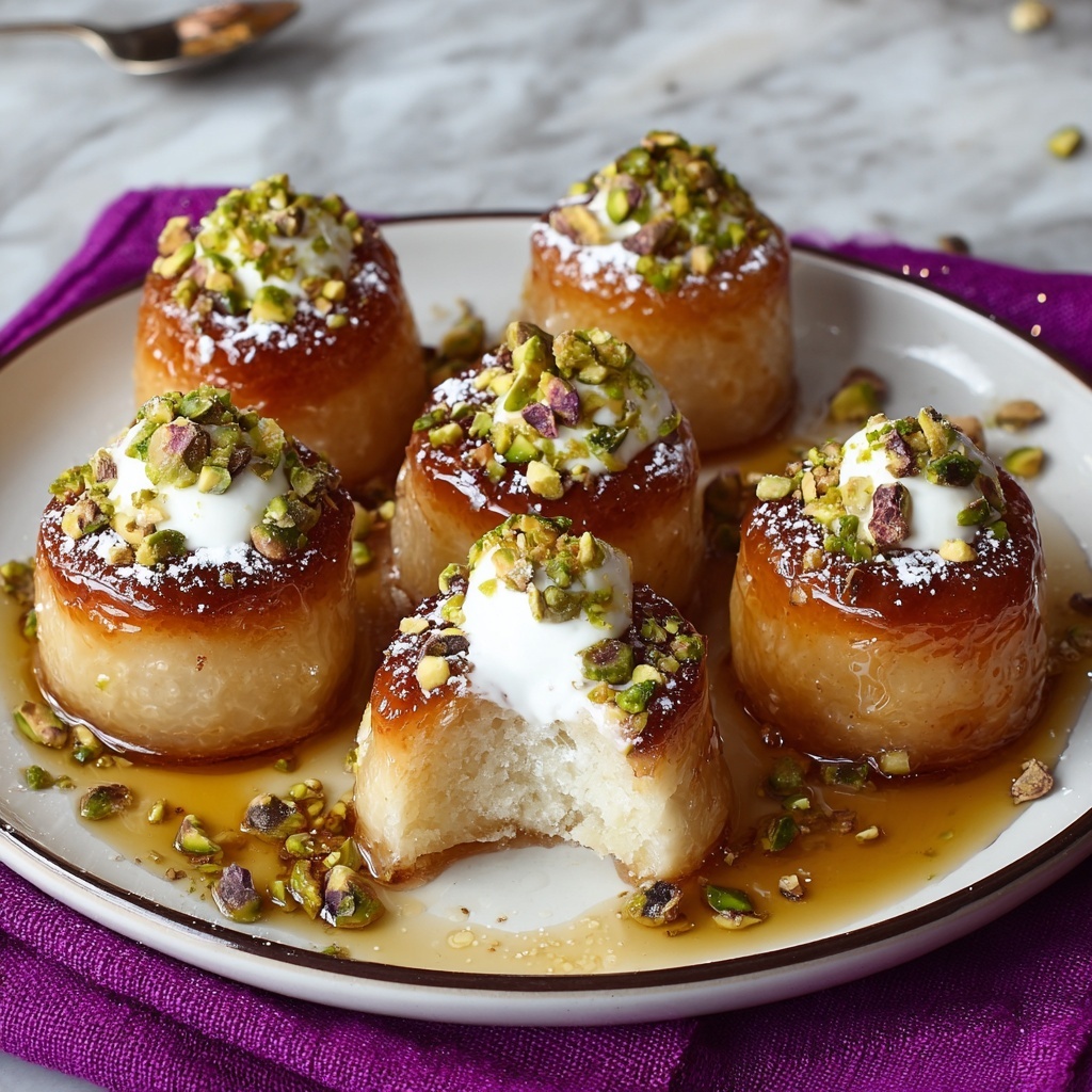 Stuffed Gulab Jamuns with Cream and Pistachio Filling Recipe - Recipe Image