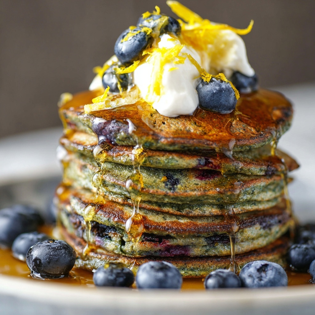 Blueberry Blender Pancakes Recipe - Recipe Image