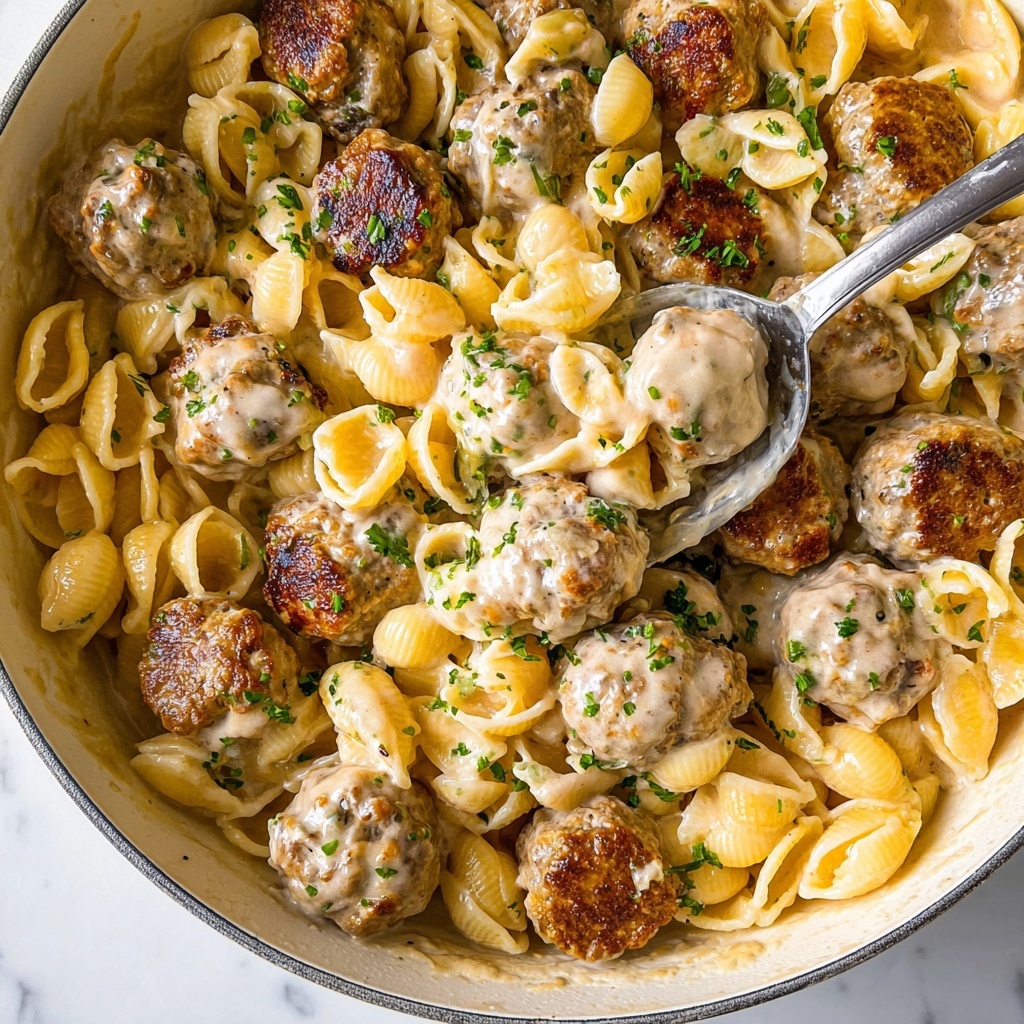 Swedish Meatball Pasta Recipe - Recipe Image
