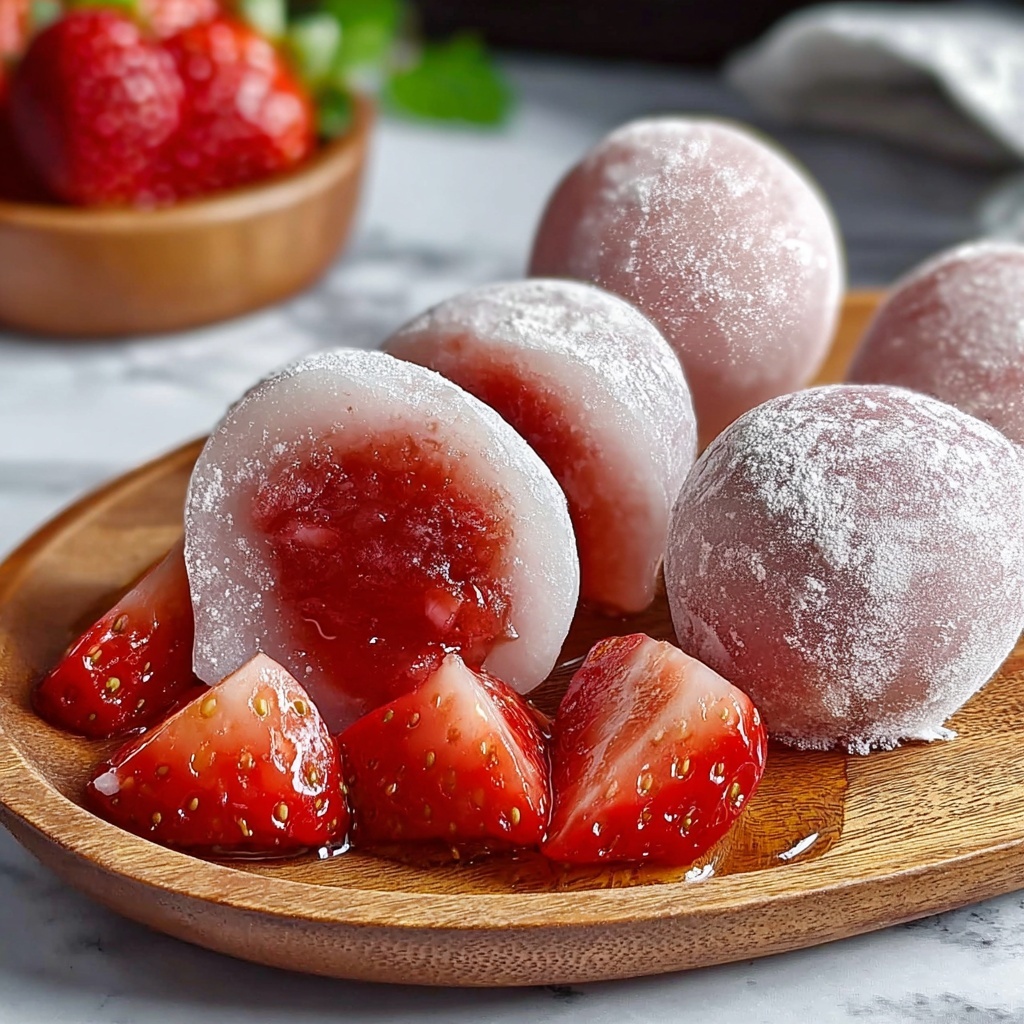 Strawberry Mochi Recipe - Recipe Image