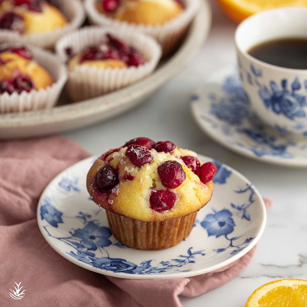 Cranberry Orange Muffins Recipe - Recipe Image