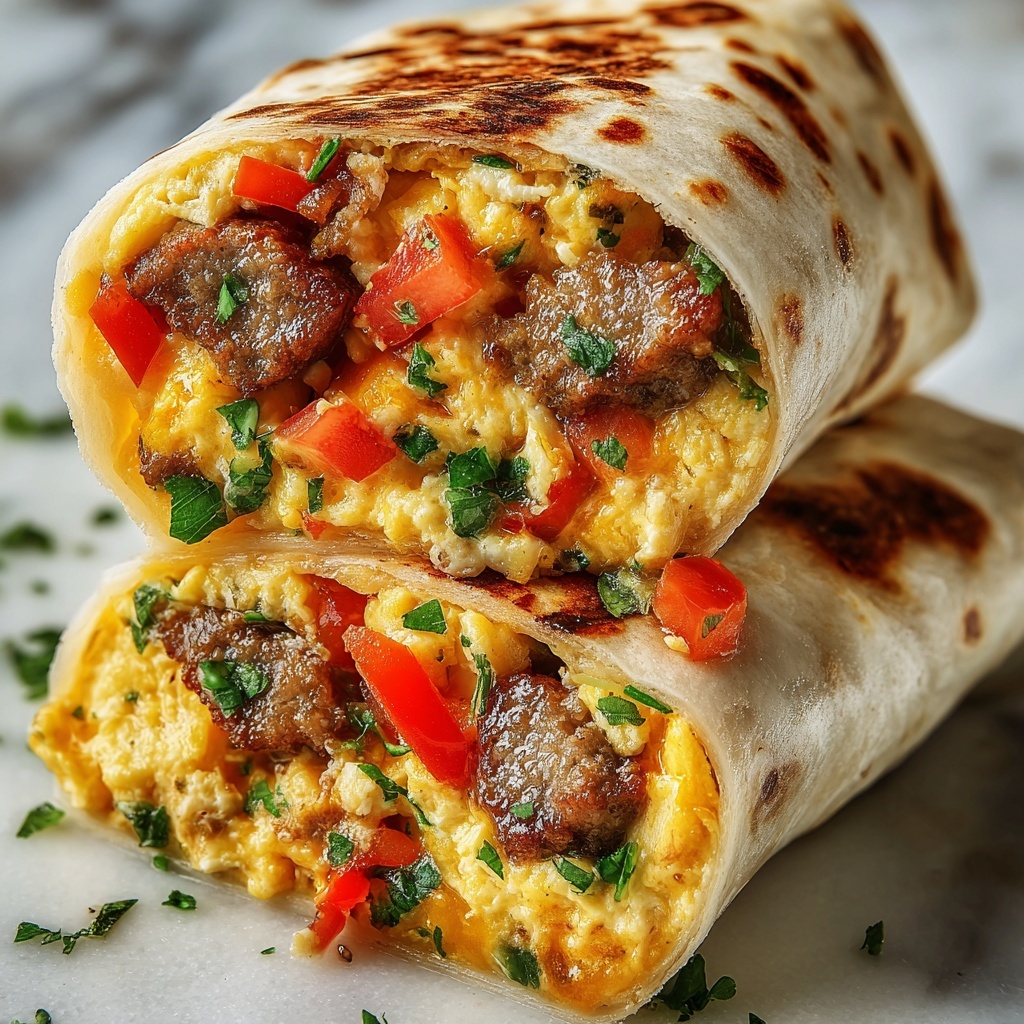 Freezer Breakfast Burritos Recipe - Recipe Image