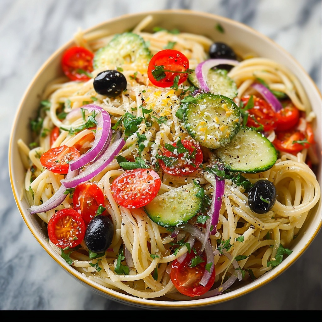 Italian Spaghetti Salad Sensation Recipe - Recipe Image