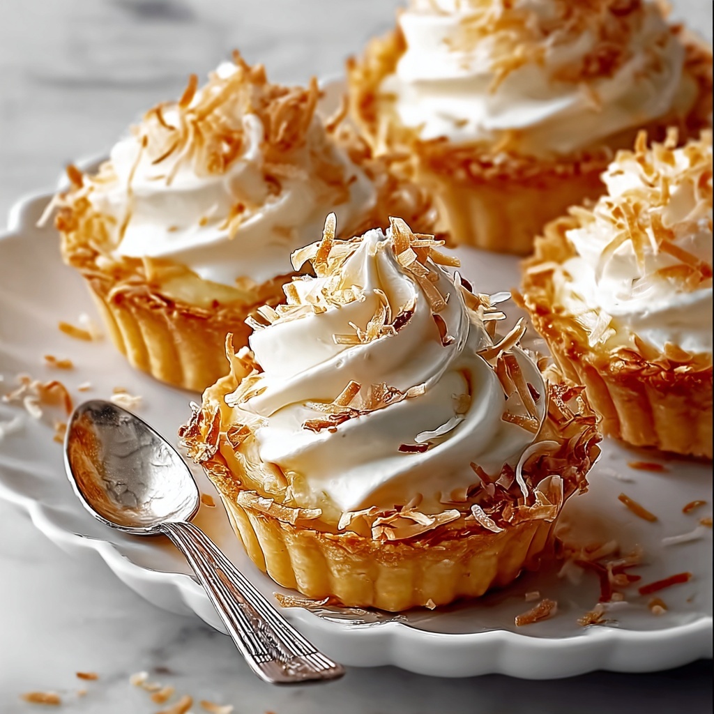 Mini Coconut Cream Pies Recipe - Recipe Image