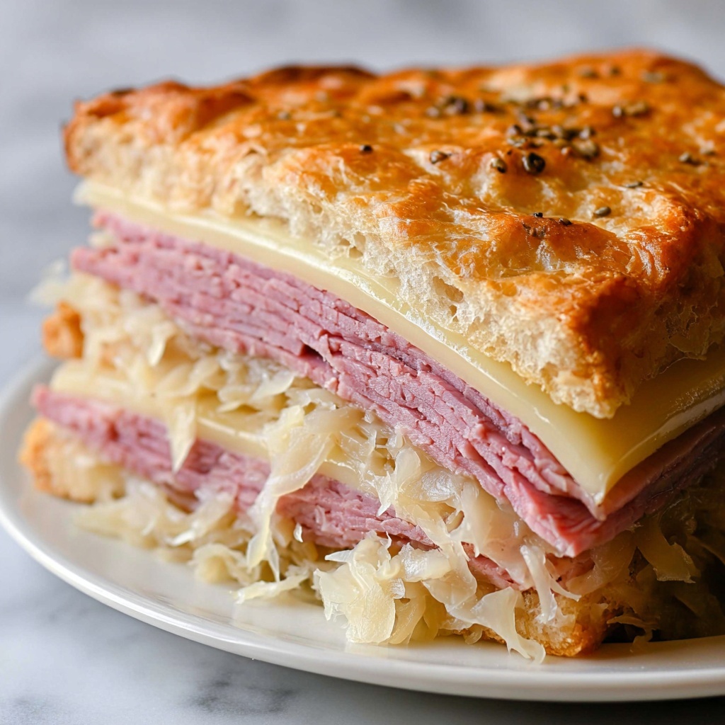 Reuben Crescent Bake Recipe - Recipe Image