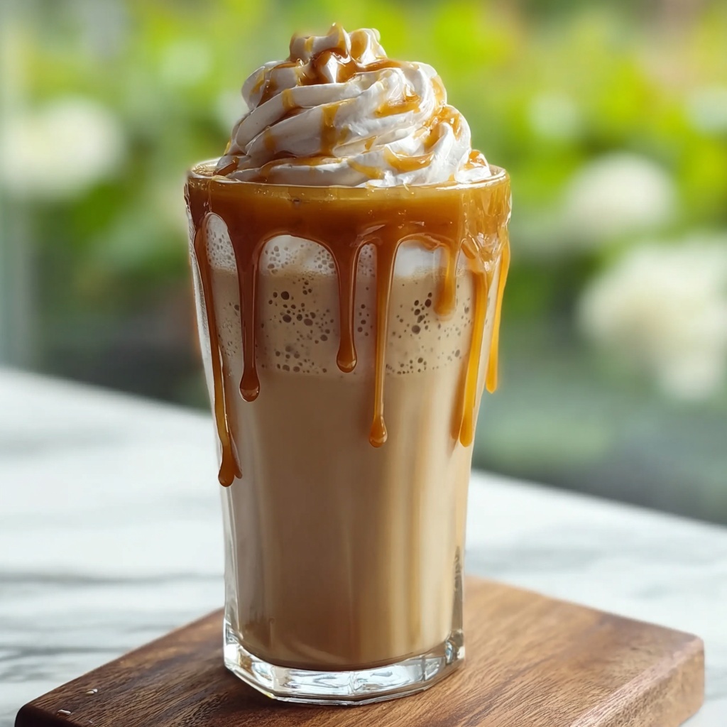 Caramel Iced Coffee Protein Shake Recipe - Recipe Image