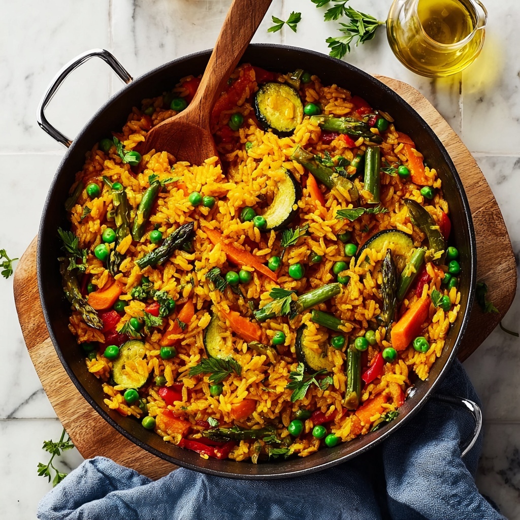 Crispy Vegetable Paella for Cozy Nights - Recipe Image