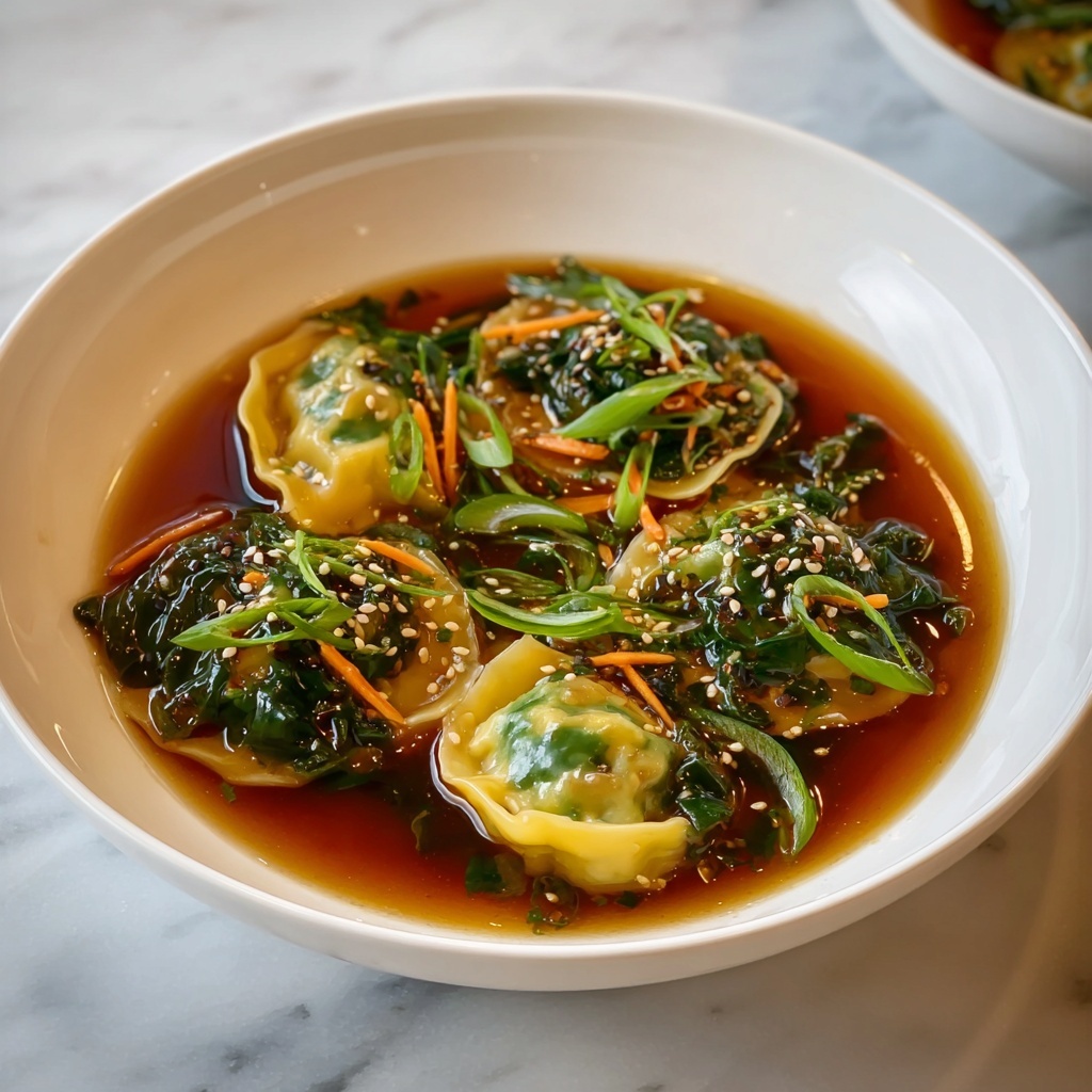 Cozy Beef Potsticker Soup: A Bowl of Pure Comfort - Recipe Image
