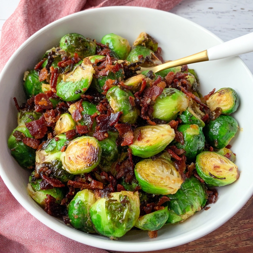 Bacon Jam Brussels Sprouts - Recipe Image