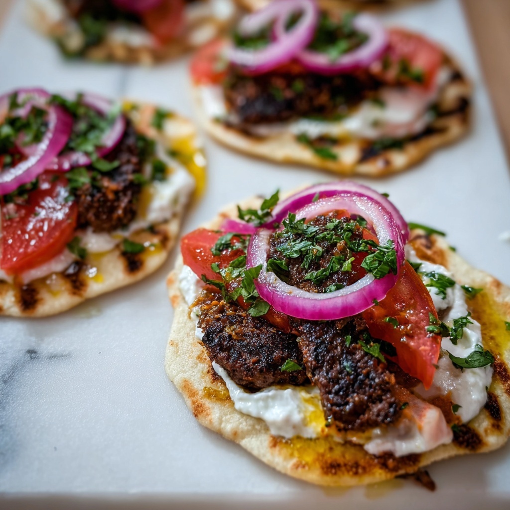 Juicy Oven-Baked Kebabs with Sumac Onions and Garlic Yoghurt Recipe - Recipe Image