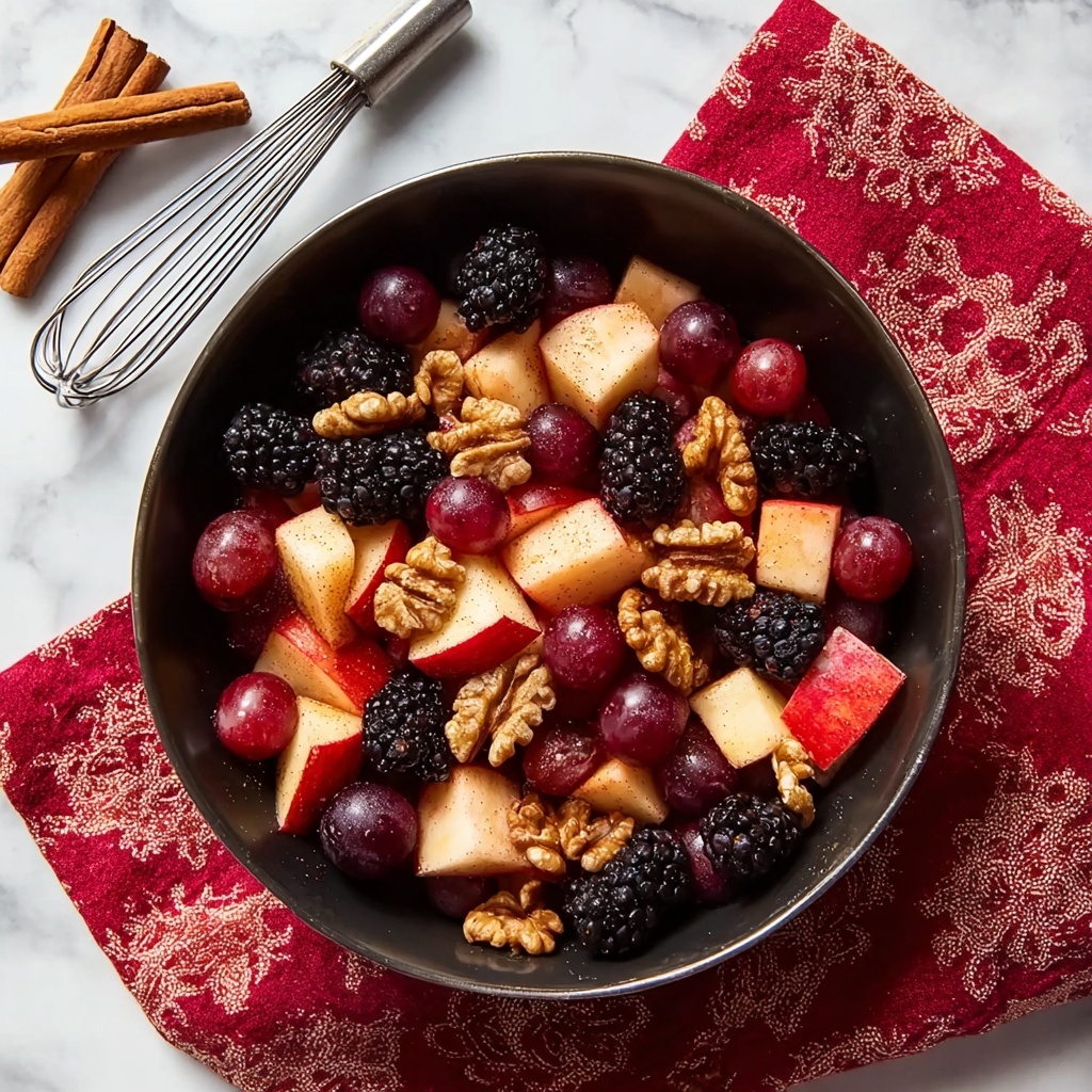 Fall Fruit Salad with Maple Cinnamon Dressing Recipe - Recipe Image