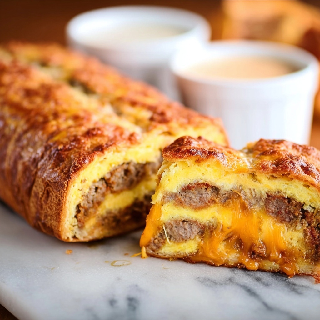 Breakfast Stromboli Recipe - Recipe Image