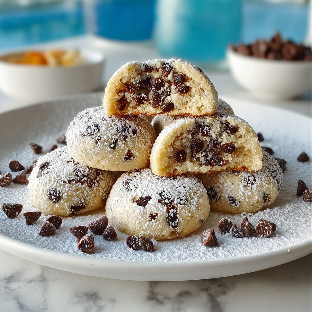 Chocolate Chip Snowball Cookies Recipe - Recipe Image