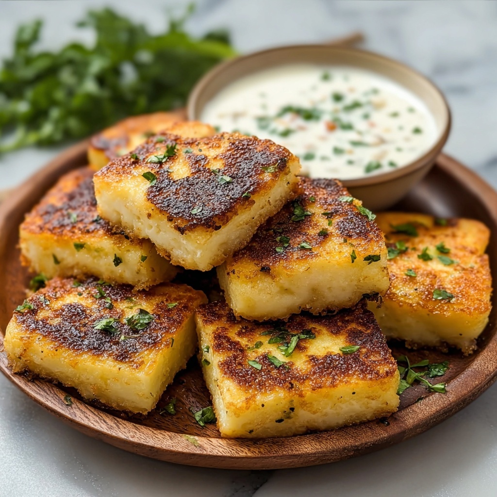Crispy Irish Potato Cakes (Potato Farls) Recipe - Recipe Image