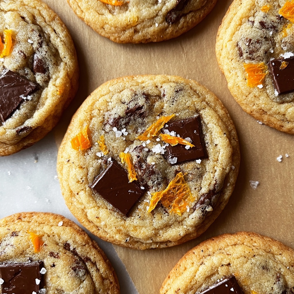 Orange Dark Chocolate Chunk Cookies Recipe - Recipe Image