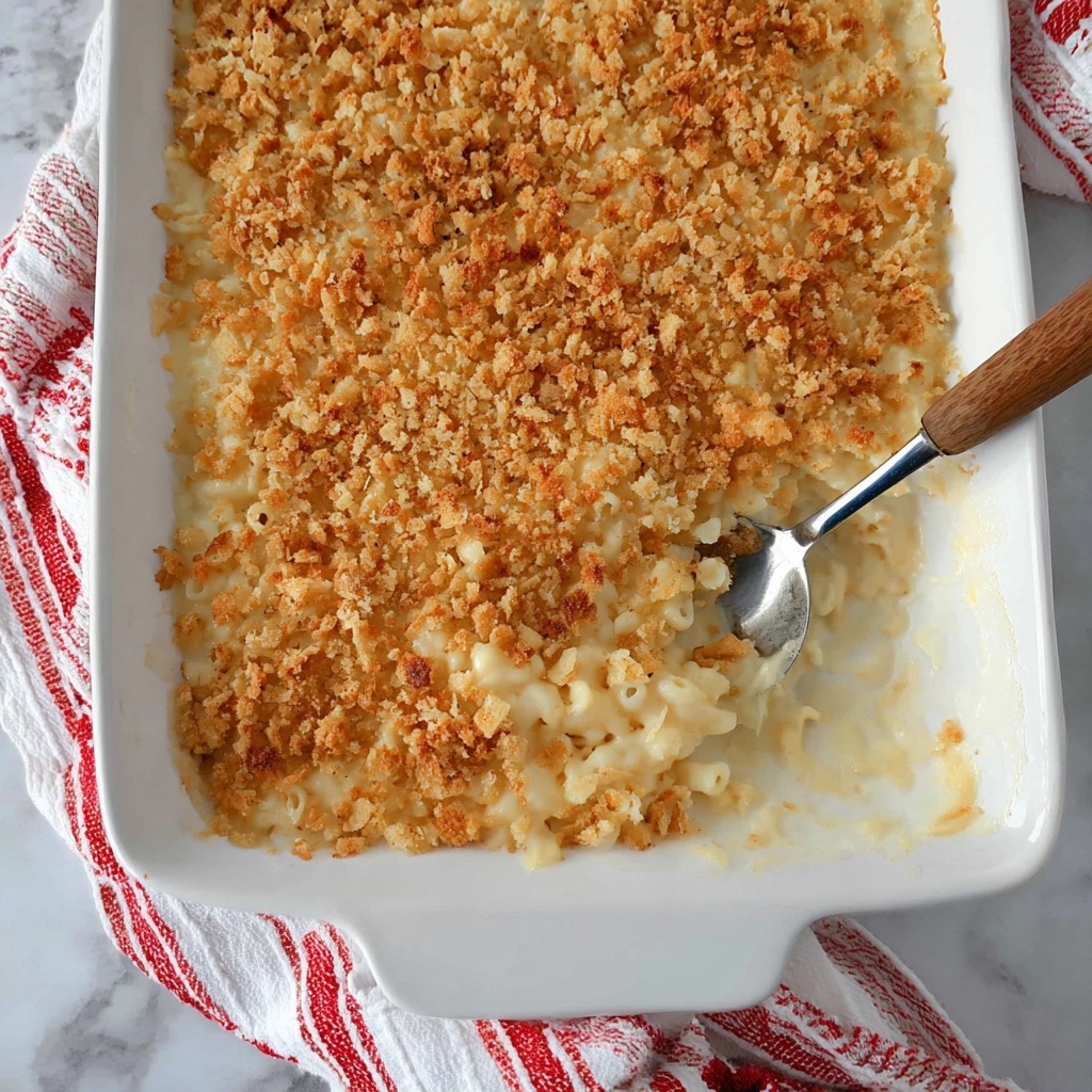 Baked Mac and Cheese with Cheez-It Crust Recipe - Recipe Image