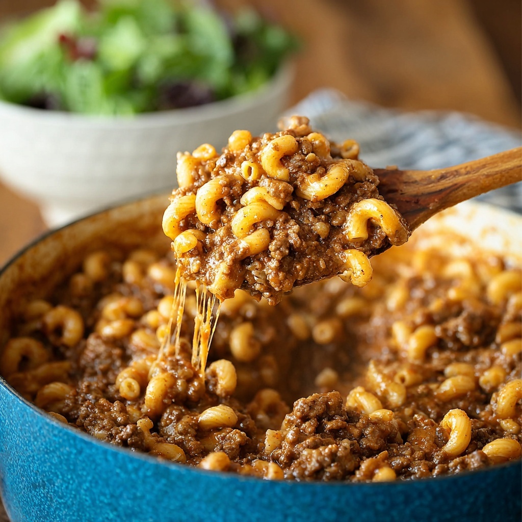 Cheesy Hamburger Skillet (Homemade Hamburger Helper) Recipe - Recipe Image