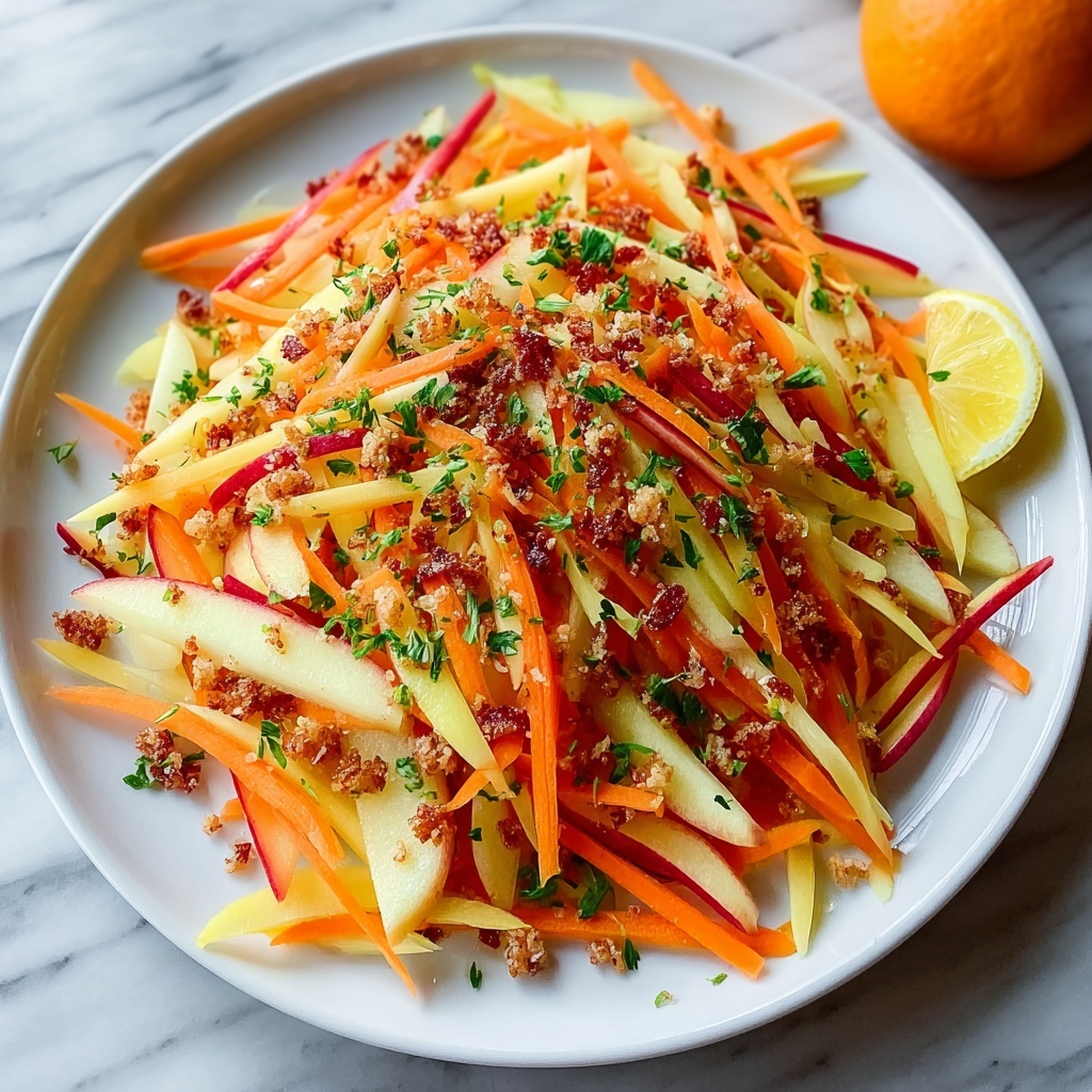 Revitalize Your Meals with Crunchy Apple Carrot Salad Delight Recipe - Recipe Image
