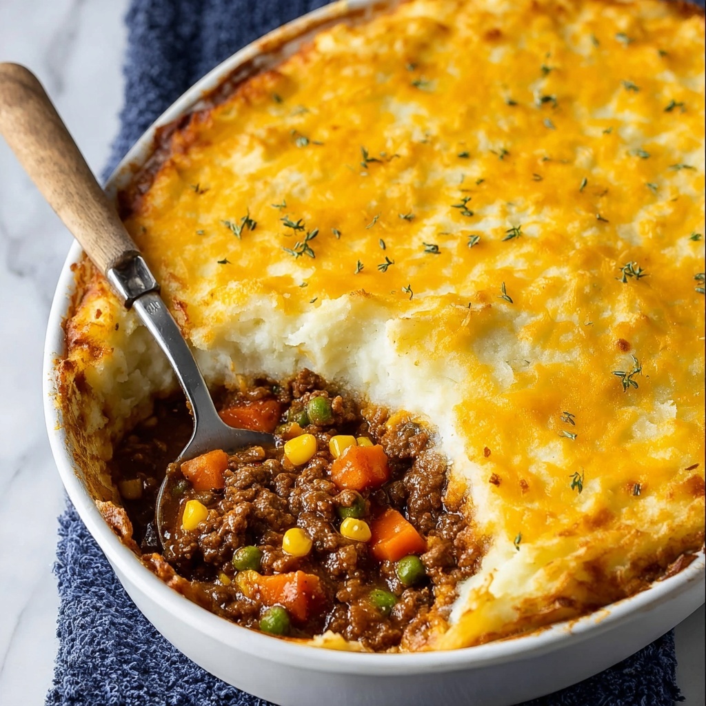 Classic Shepherd’s Pie with Beef and Mashed Potatoes Recipe - Recipe Image