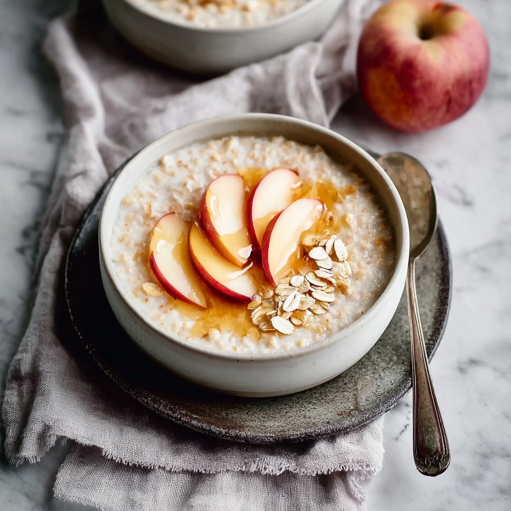 Caramel Apple Oatmeal: A Cozy Fall Breakfast Recipe - Recipe Image