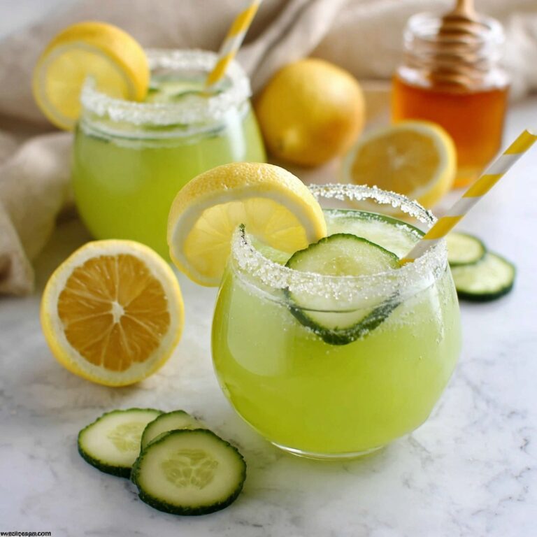 Healthy Cucumber Lemonade Recipe
