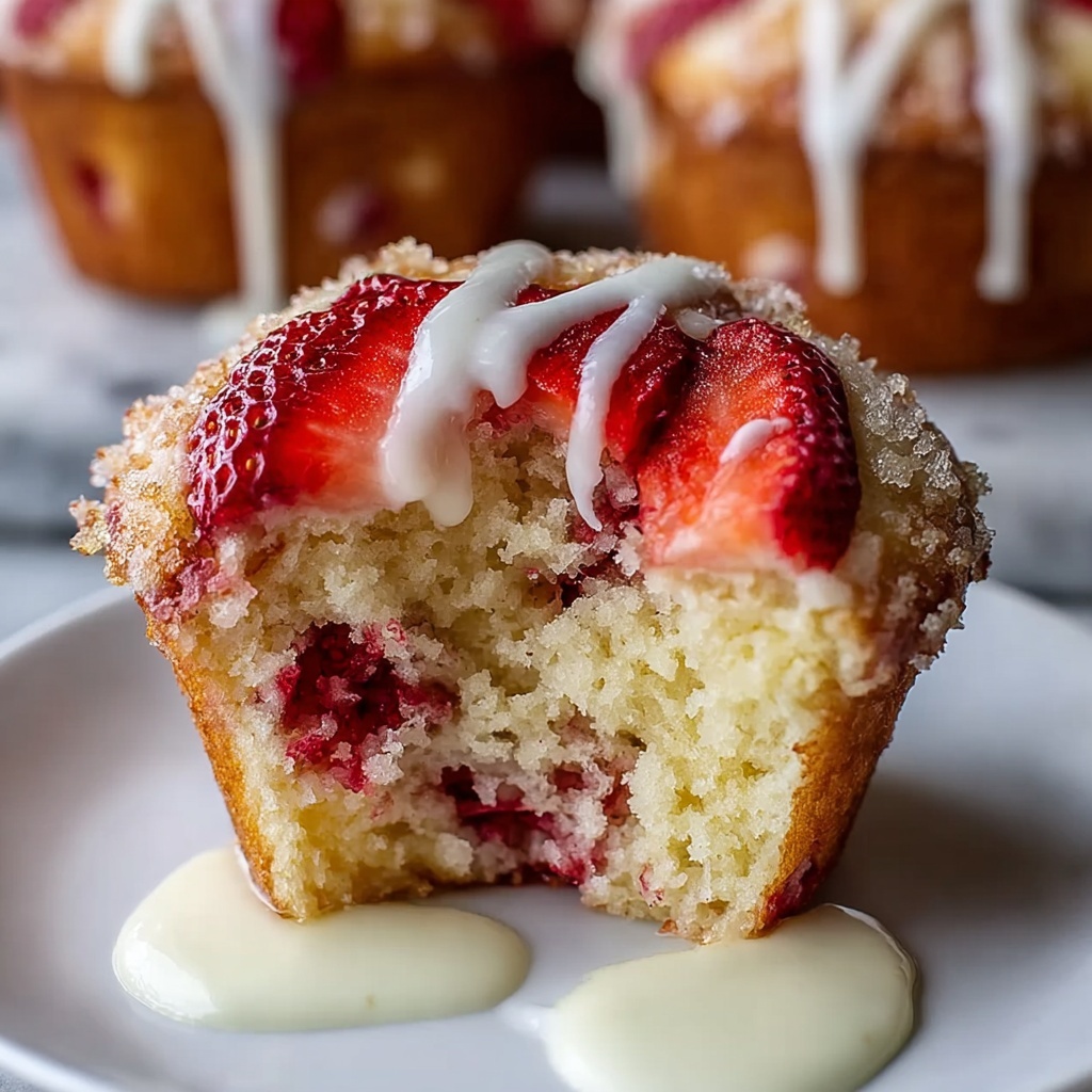 Strawberry Cream Cheese Muffins Recipe - Recipe Image