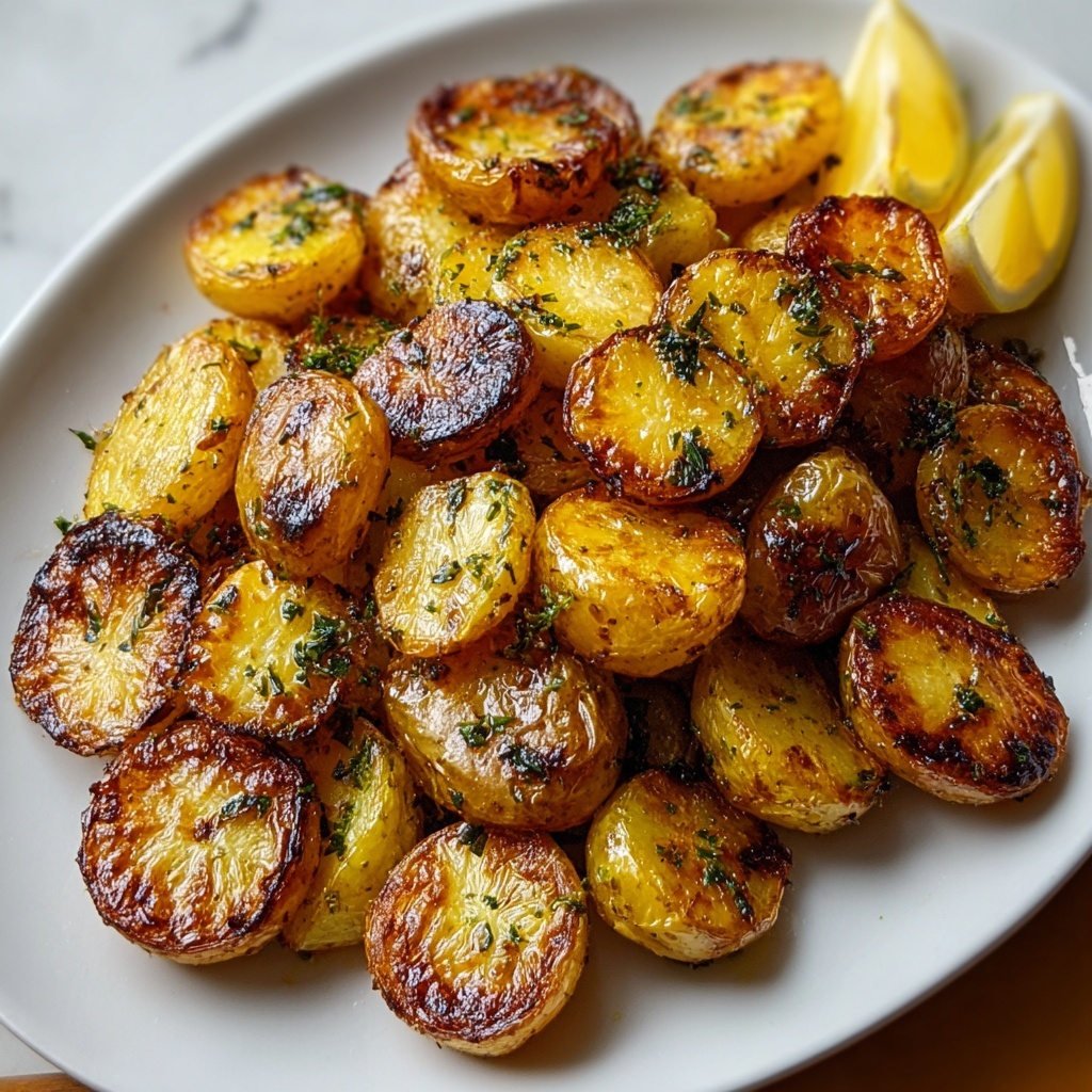 Easy Greek Lemon Potatoes Recipe: Creamy, Zesty Delight! Recipe - Recipe Image