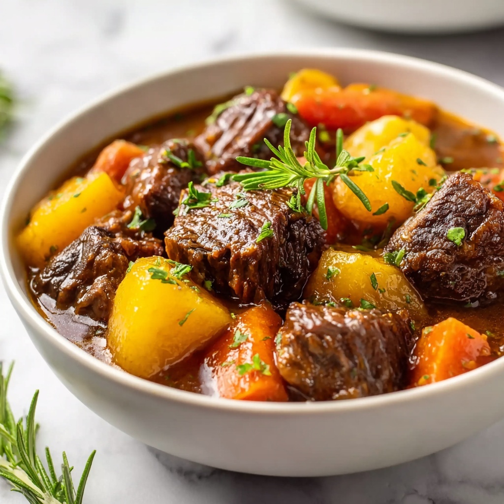 Hearty Dutch Oven Beef Stew Recipe - Recipe Image