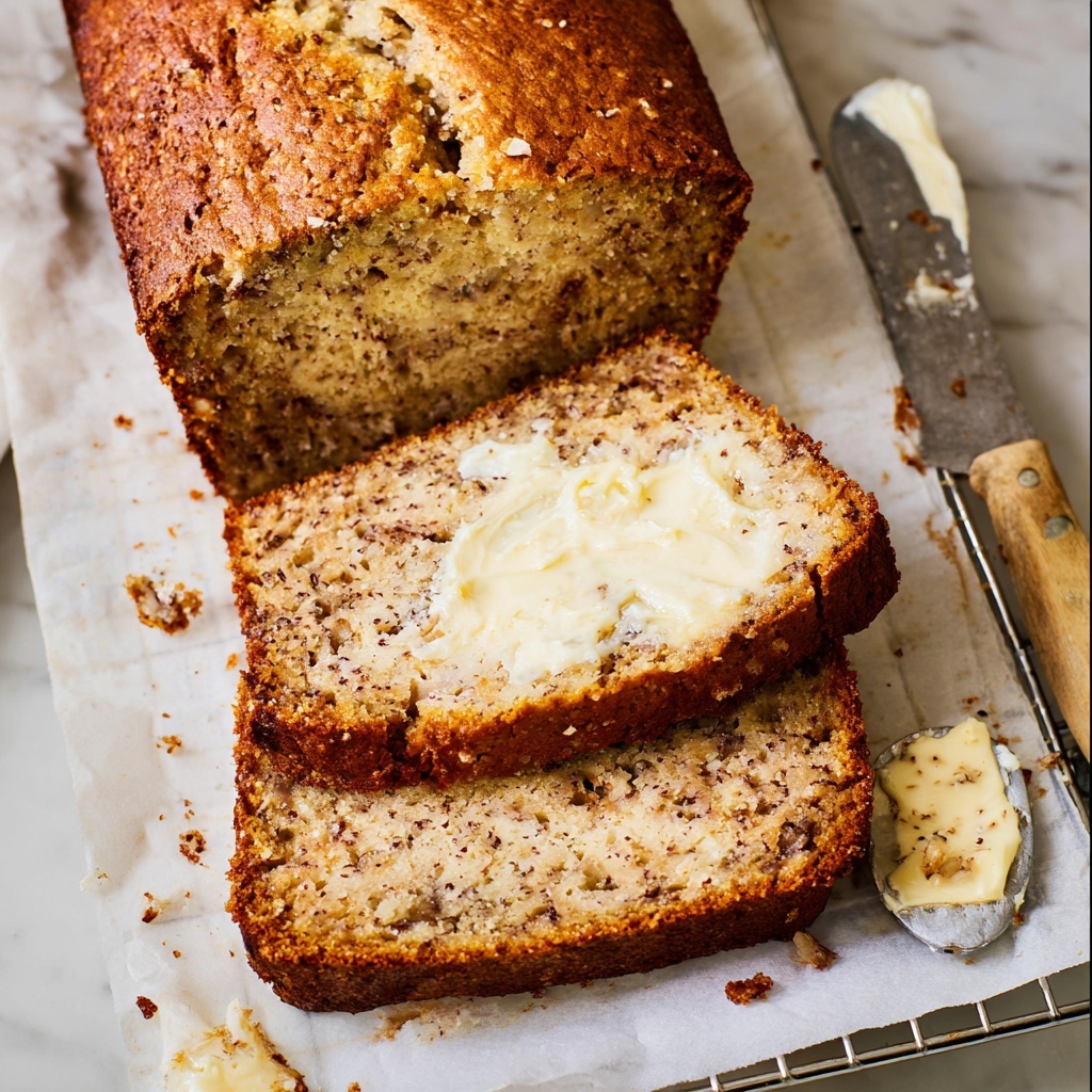 Sourdough Discard Banana Bread Recipe - Recipe Image