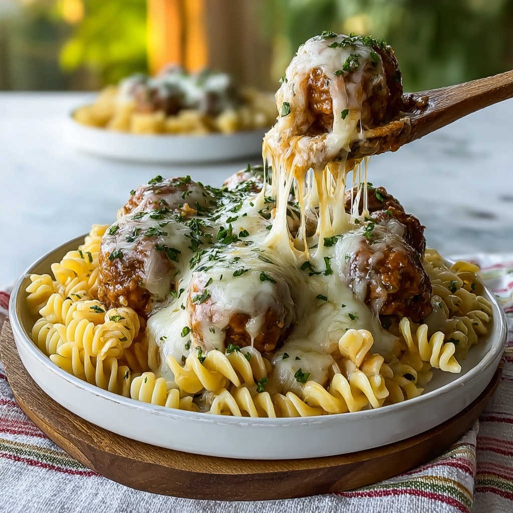 Dump and Bake Meatball Casserole Recipe - Recipe Image