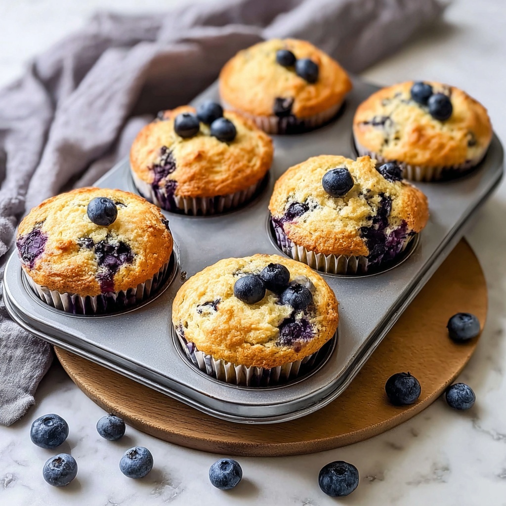 Cottage Cheese Blueberry Muffins Recipe - Recipe Image