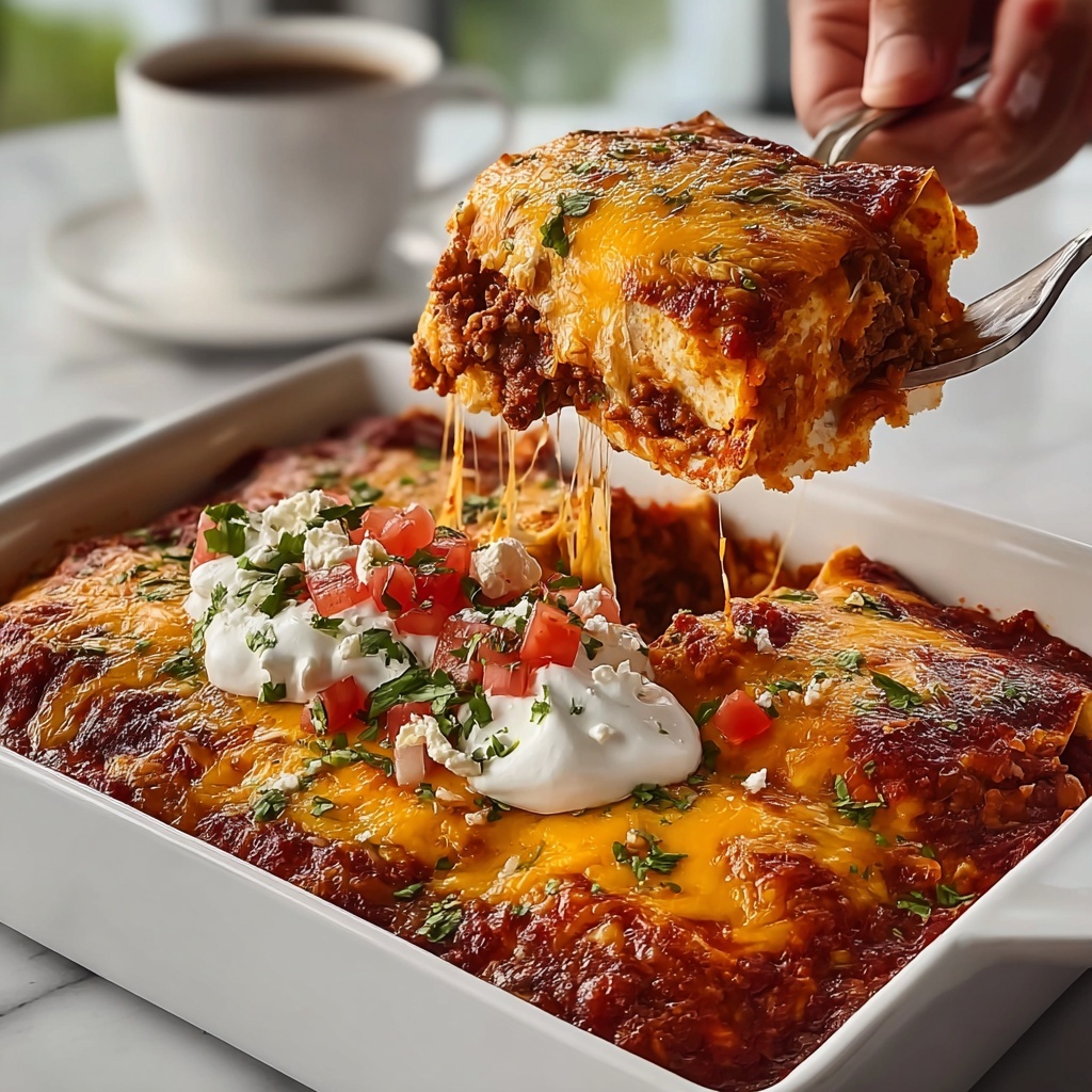 Beef Enchiladas With Red Sauce Recipe - Recipe Image