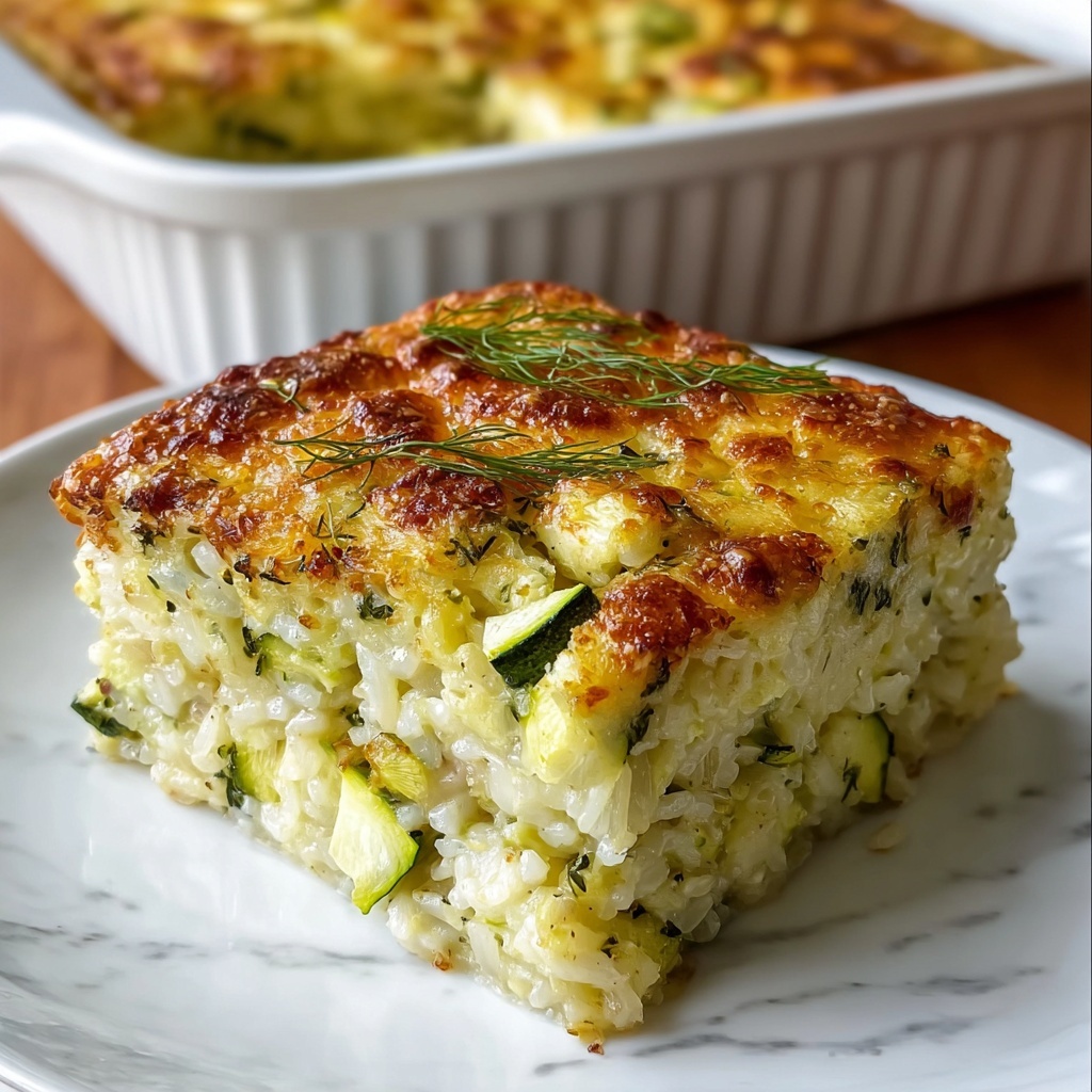 Simple Zucchini Dill Casserole Recipe - Recipe Image