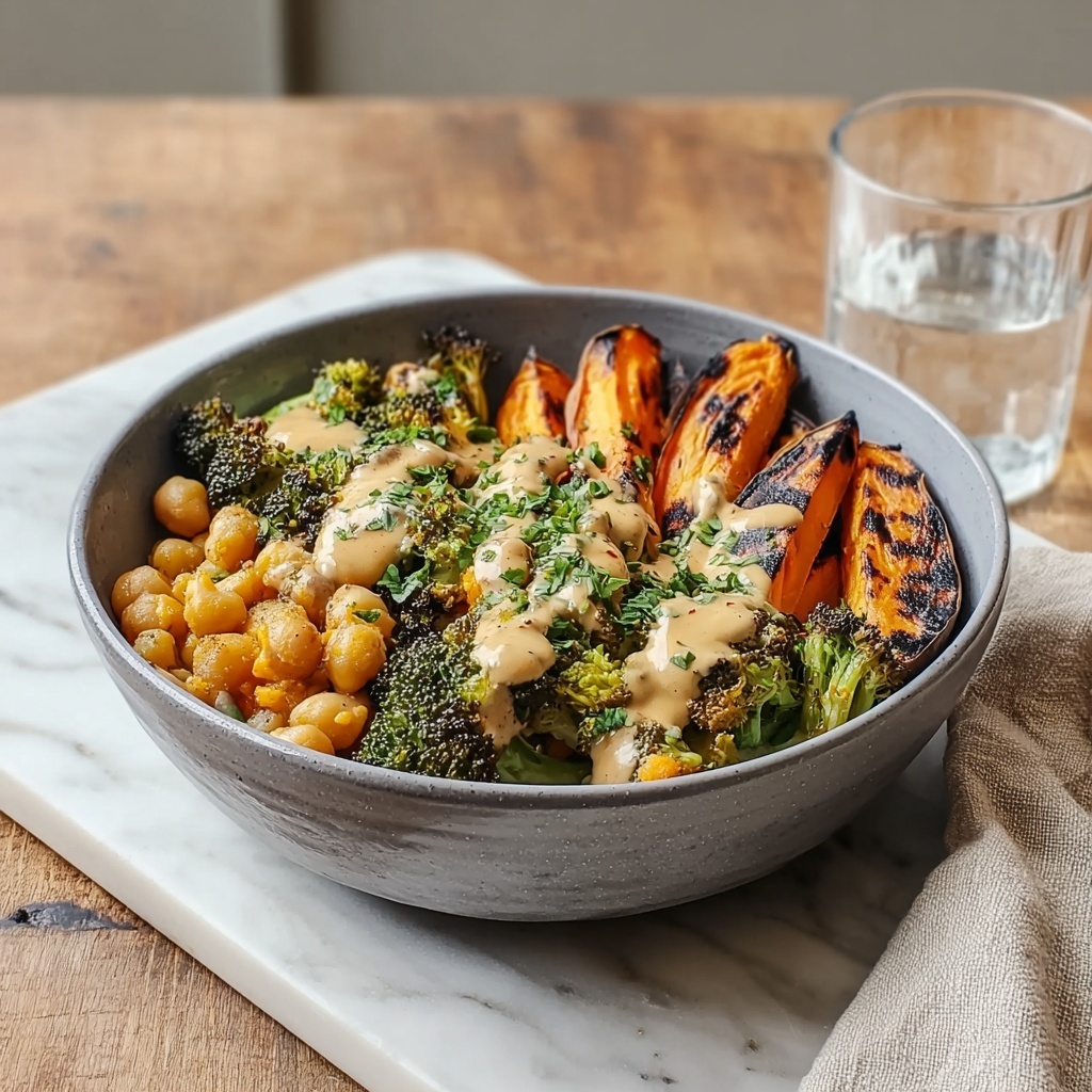 Roasted Carrot Chickpea Bowl Recipe - Recipe Image