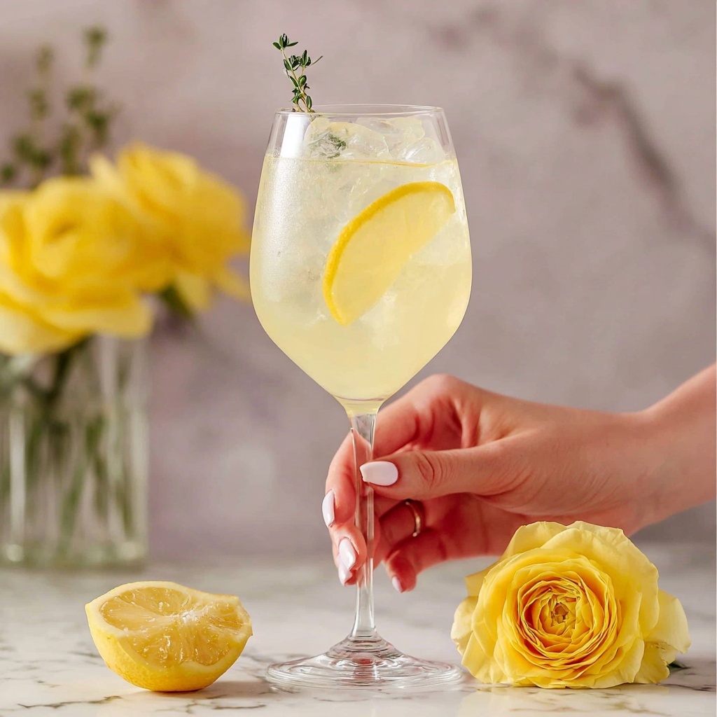 Alcoholic Limoncello Spritz Recipe - Recipe Image