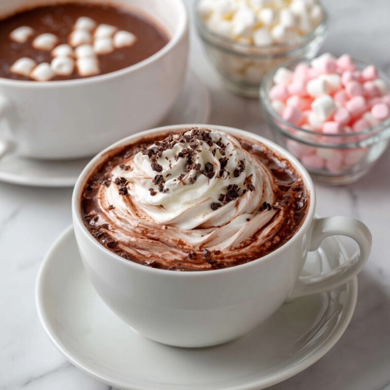 Rich Homemade Hot Chocolate Recipe
