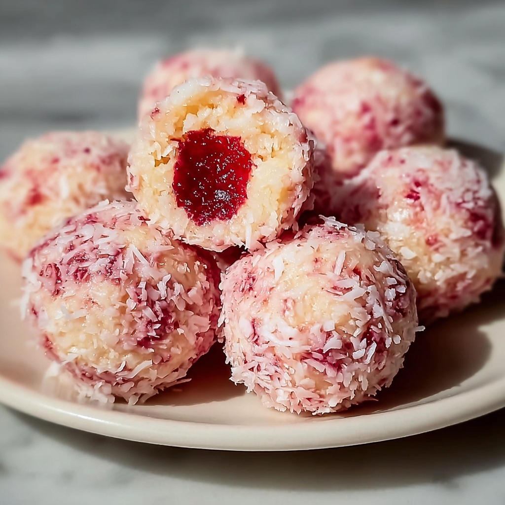 Strawberry Cheesecake Protein Balls Recipe - Recipe Image
