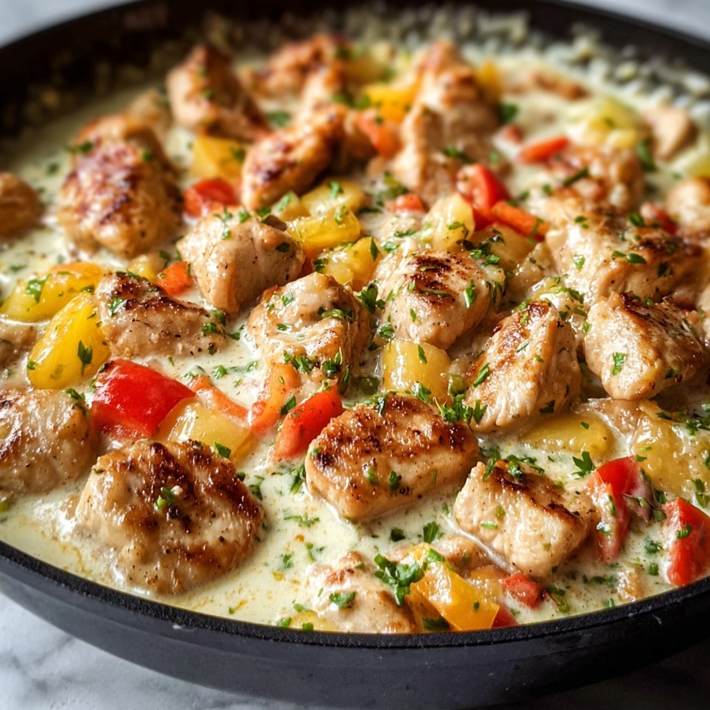 Creamy Banana Pepper Chicken Skillet That's Pure Comfort Recipe - Recipe Image