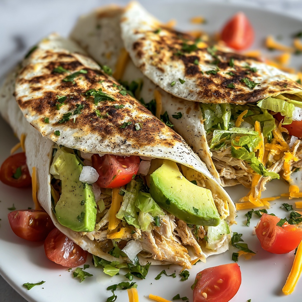 Chicken Avocado Ranch Burritos Recipe - Recipe Image
