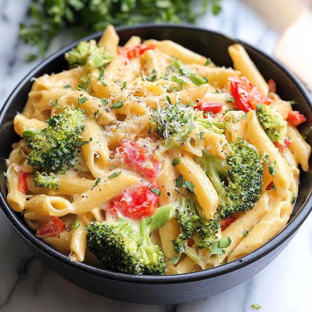 Creamy Pasta Primavera Recipe - Recipe Image