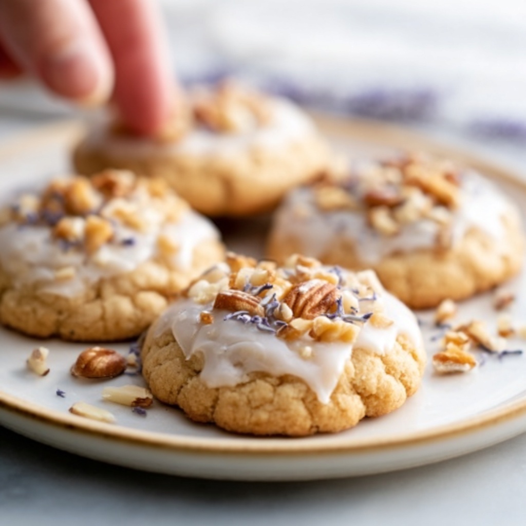 Lavender Honey Crunch Cookies Recipe - Recipe Image