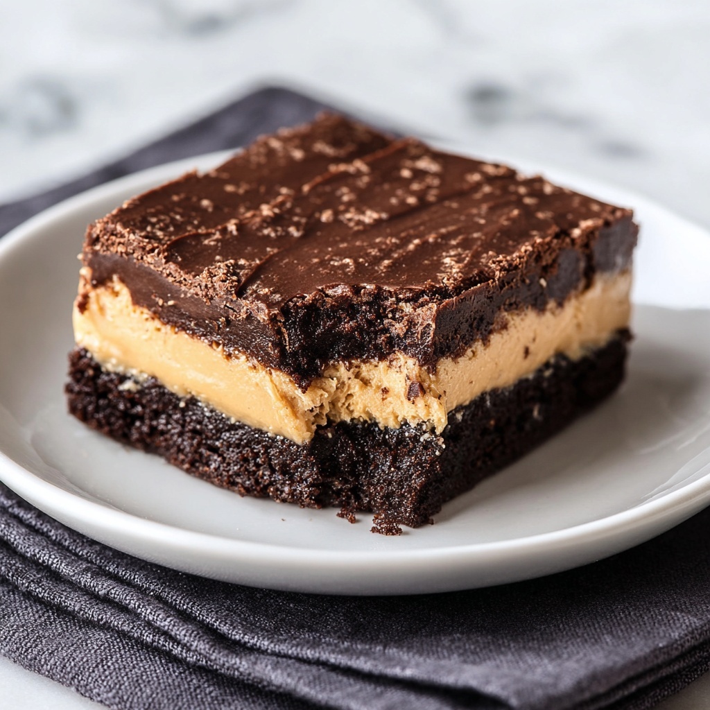 Peanut Butter Stuffed Brownies Recipe - Recipe Image