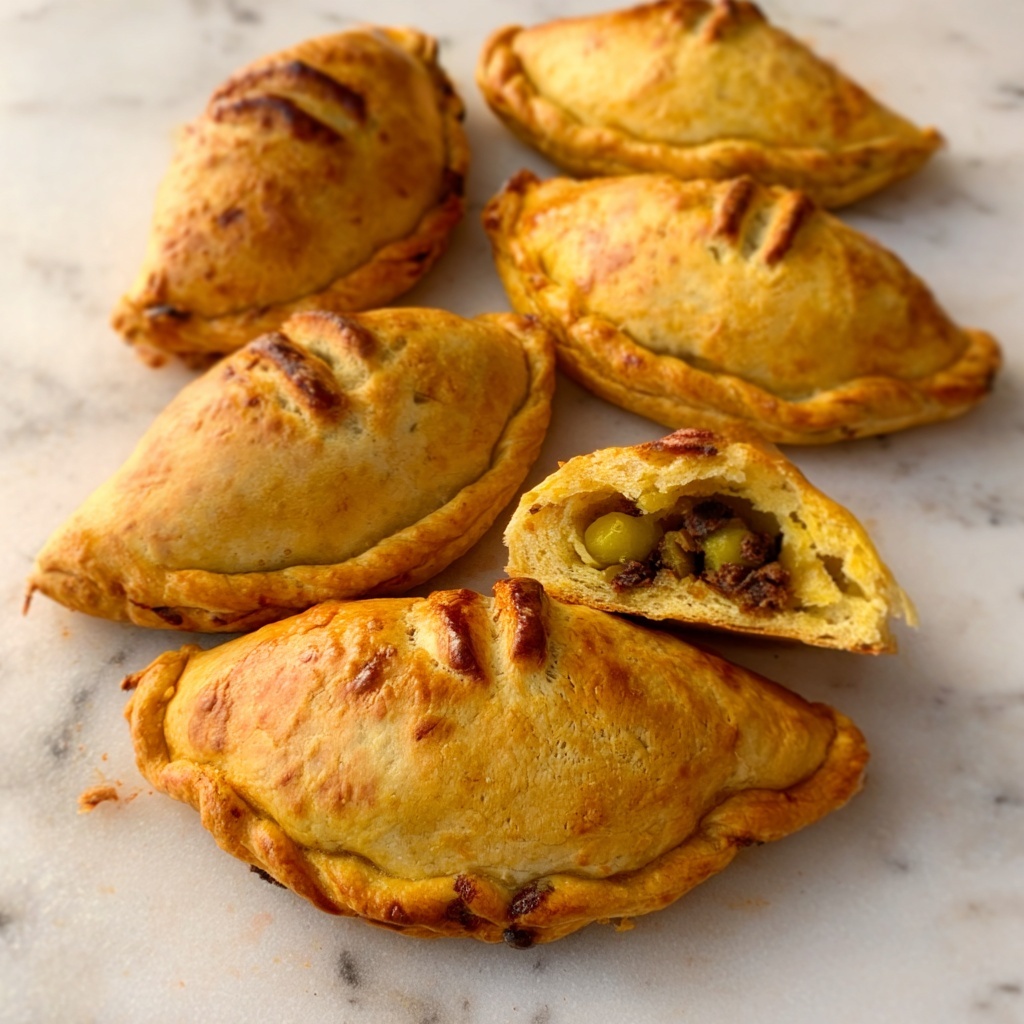 Chicken Curry Pasties Recipe - Recipe Image