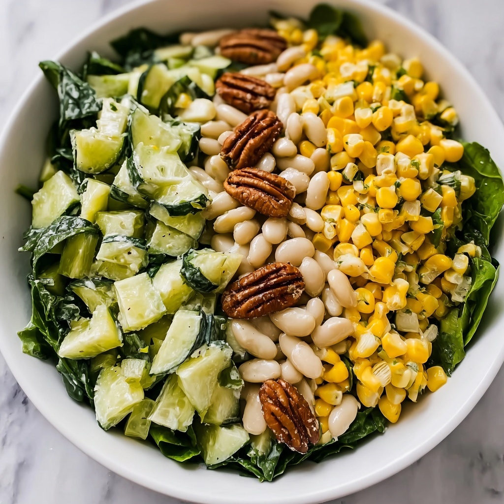 Grilled Zucchini Salad with Cannellini Beans, Basil, and Pecans Recipe - Recipe Image
